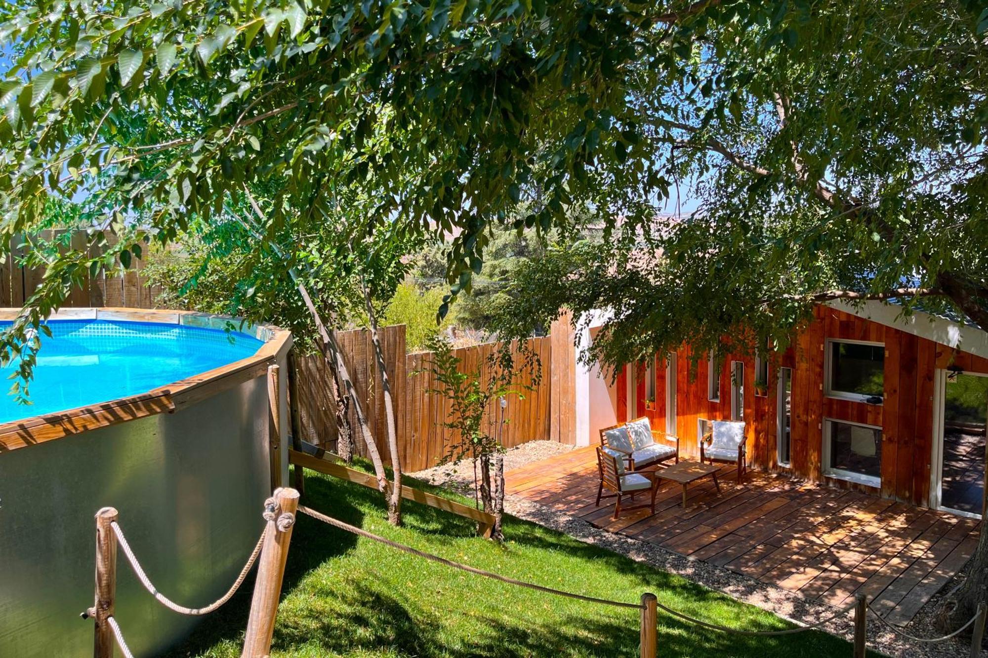 Fee4Me Cabin With Pool And Garden San Martin De La Vega Exterior photo